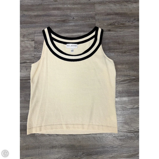 Top Sleeveless Luxury Designer By St John Collection In White, Size: S