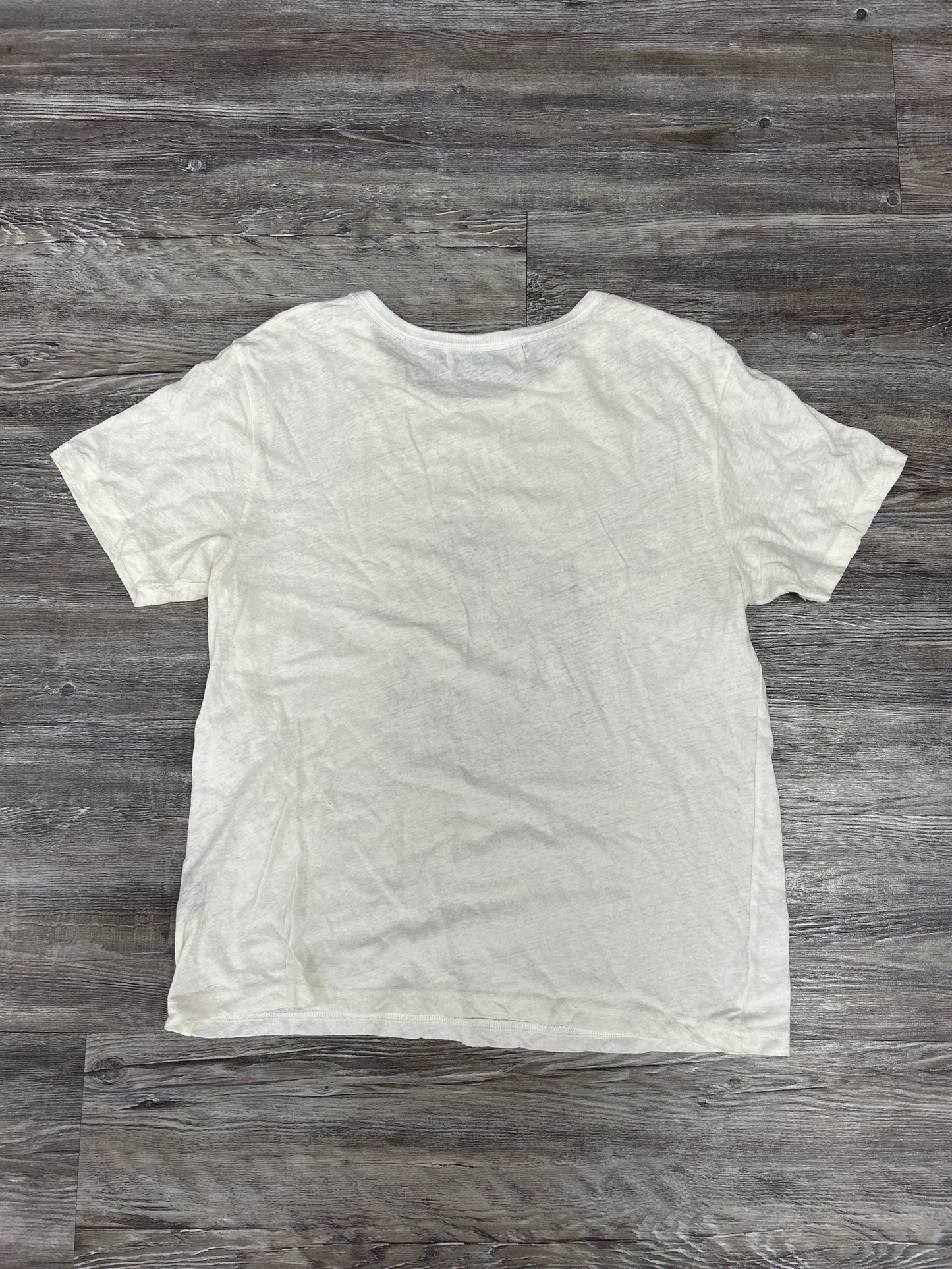 Top Short Sleeve By Auguste  In White, Size: 6