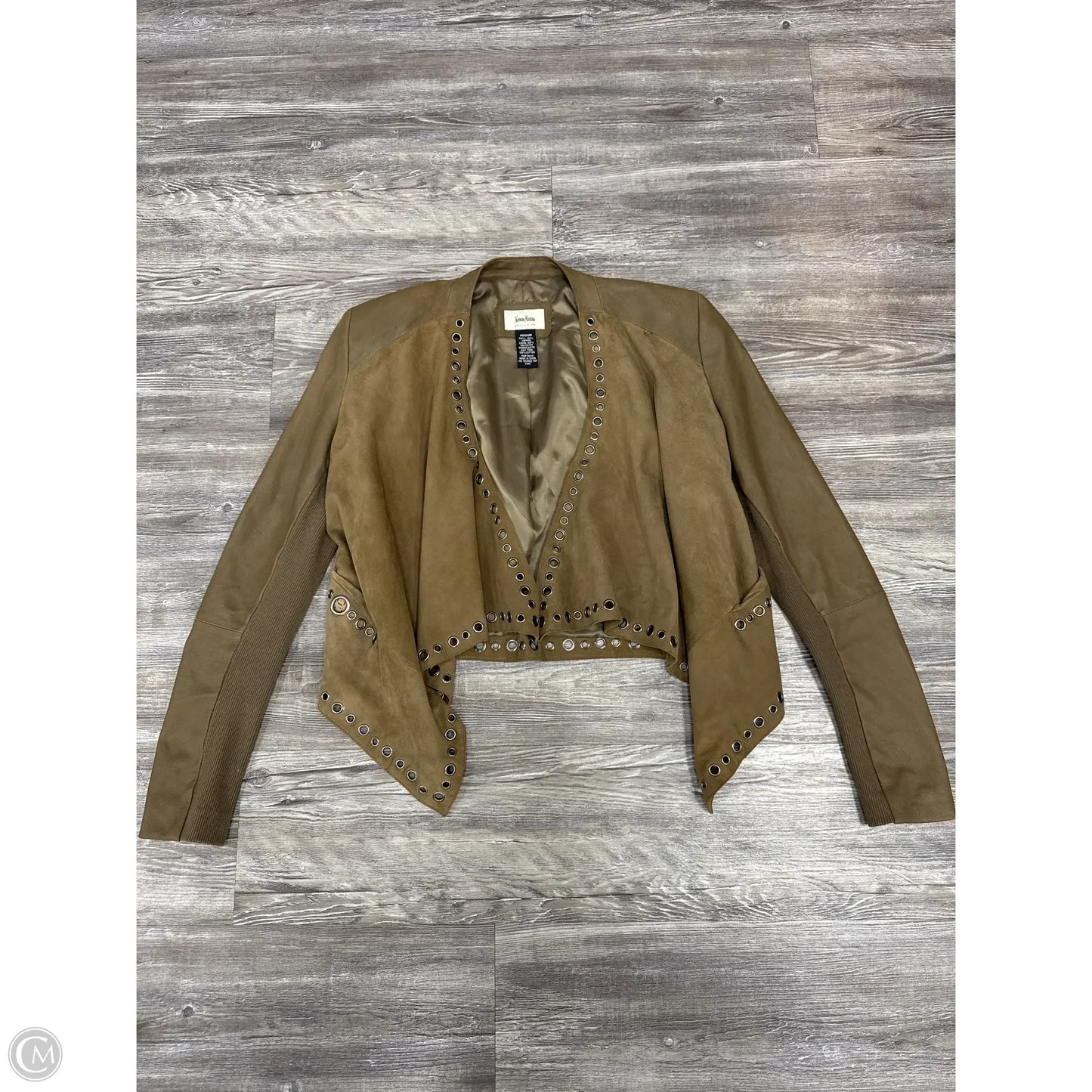 Jacket Designer By Neiman Marcus In Green, Size: M