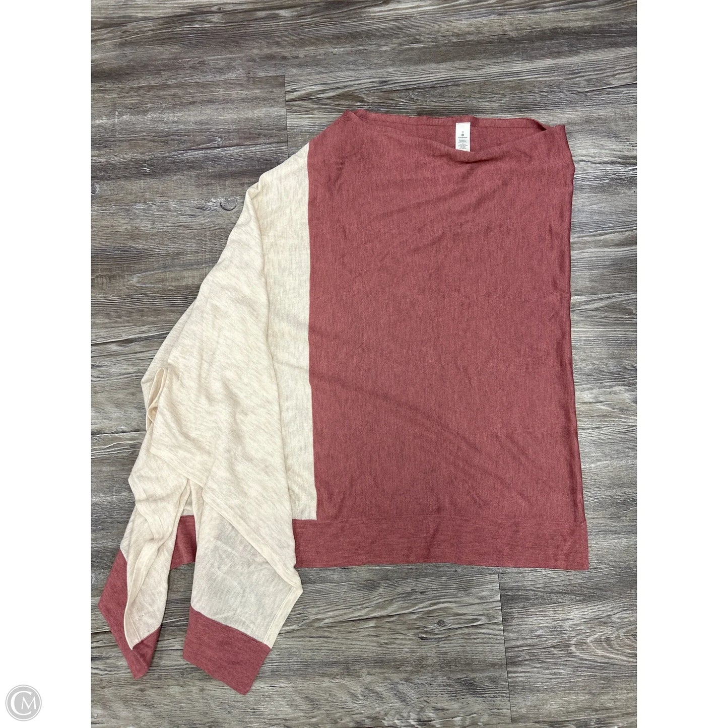 Shawl By Lululemon In Cream & Pink, Size: Osfm