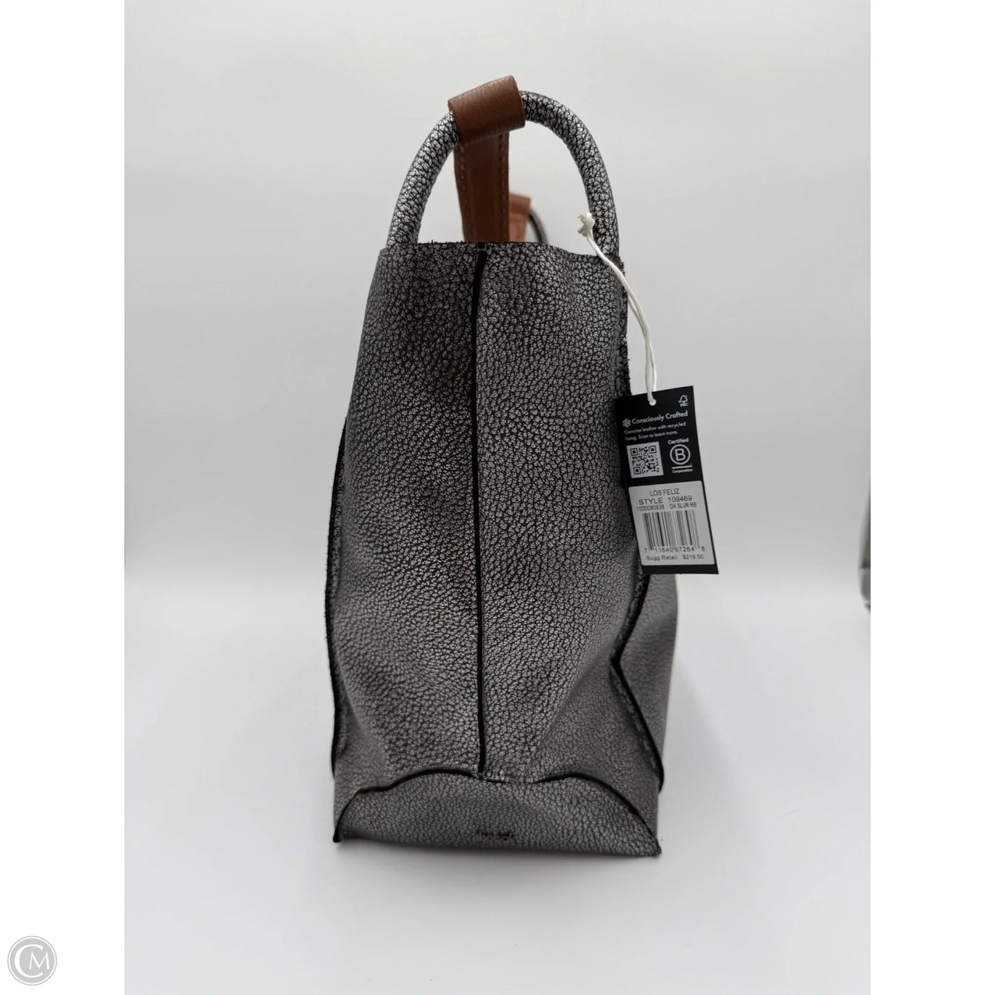 Handbag Leather By The Sak, Size: Large