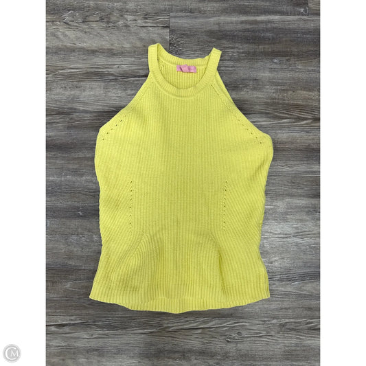 Top Sleeveless By Lilly Pulitzer In Yellow, Size: M