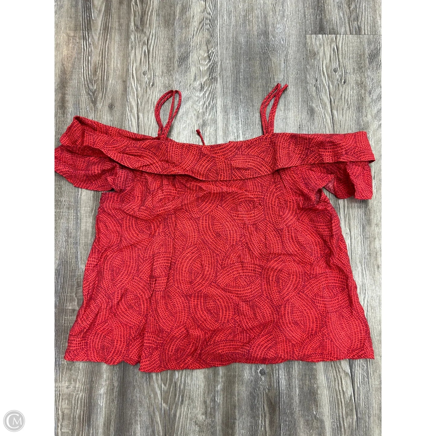 Top Short Sleeve By Maeve In Pink, Size: S