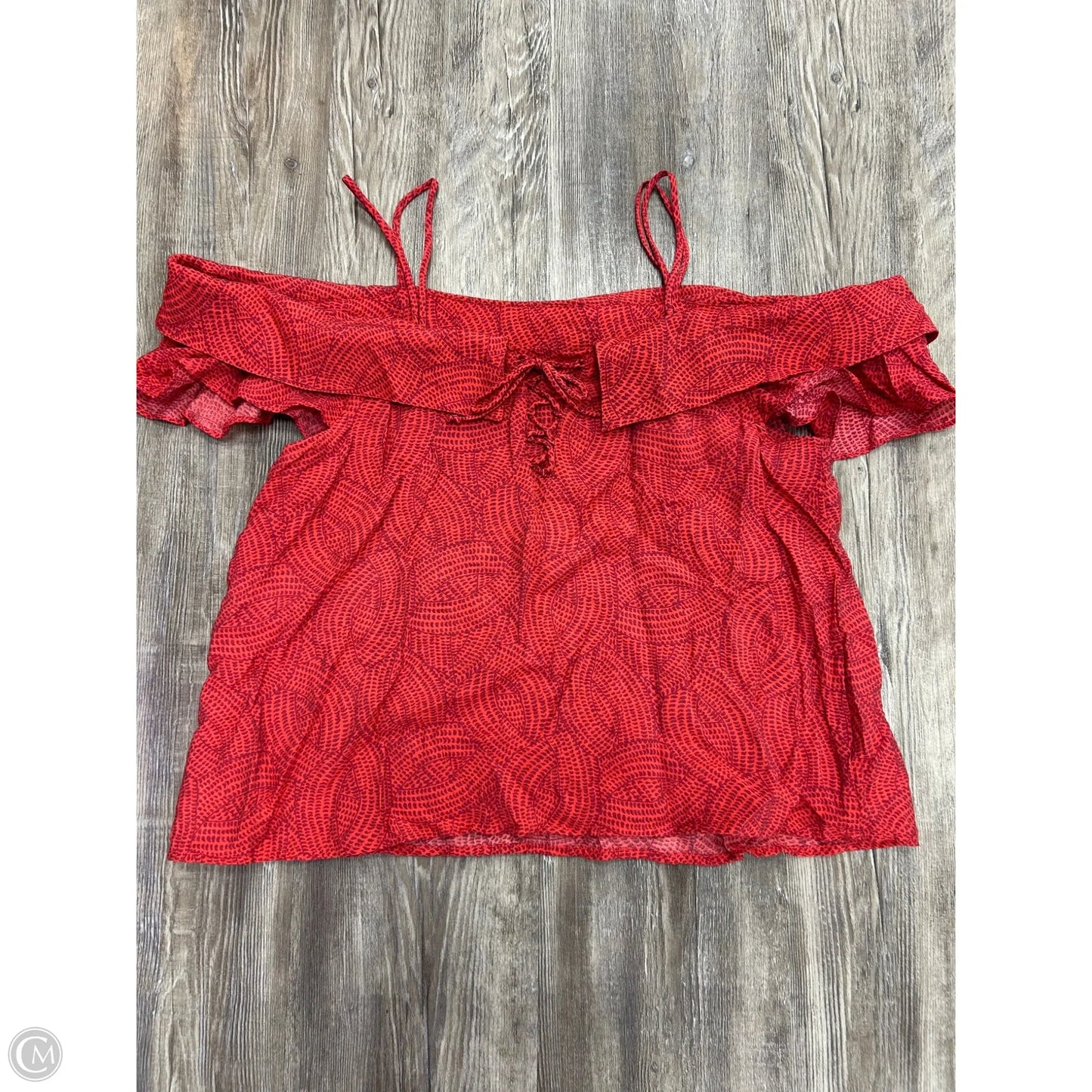 Top Short Sleeve By Maeve In Pink, Size: S