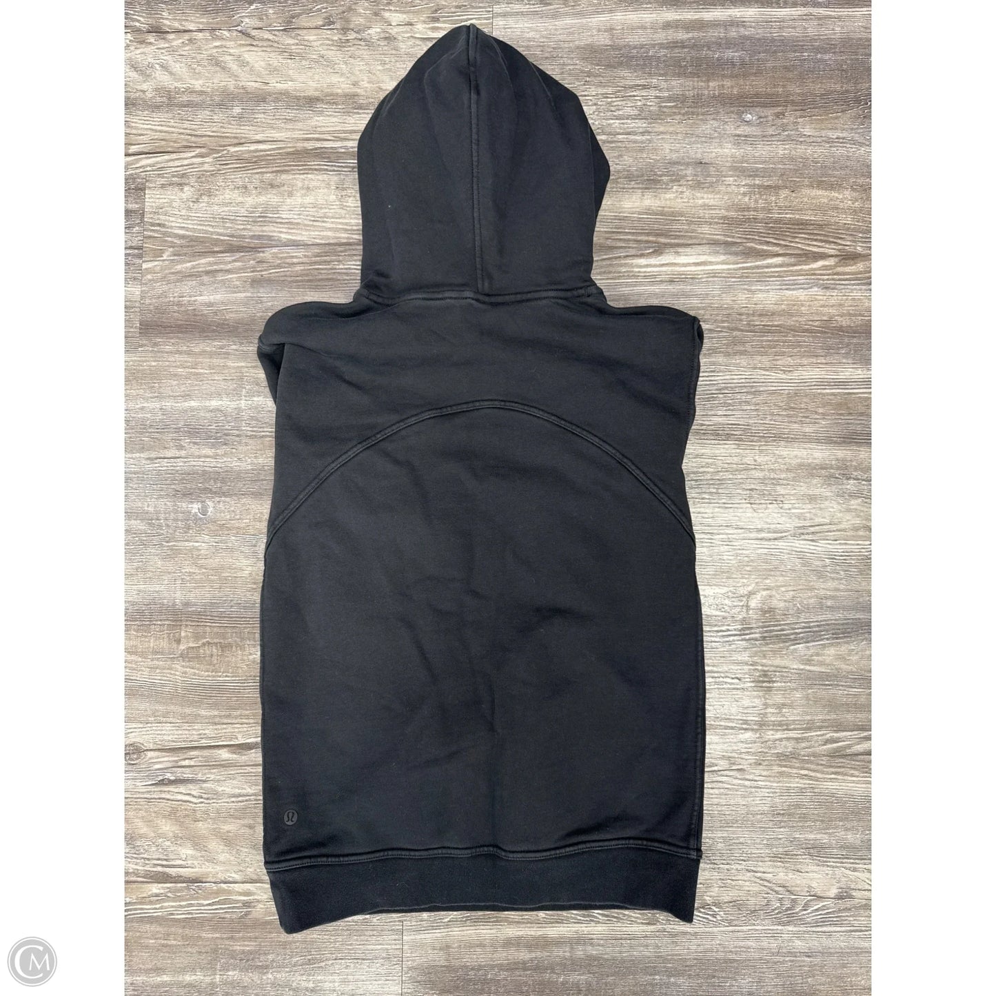 Athletic Sweatshirt Hoodie By Lululemon In Black, Size: 4