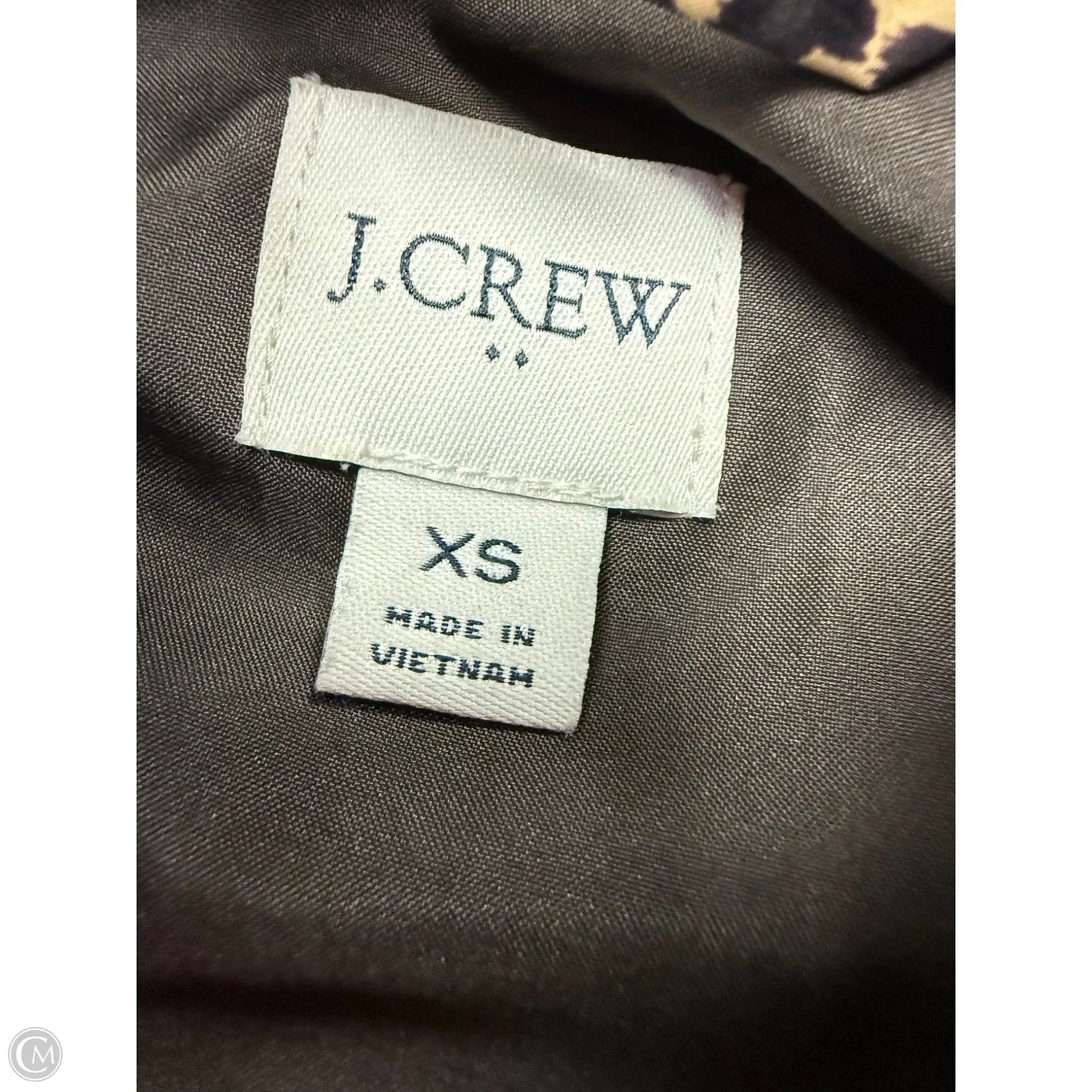 Vest Puffer & Quilted By J. Crew In Animal Print, Size: Xs