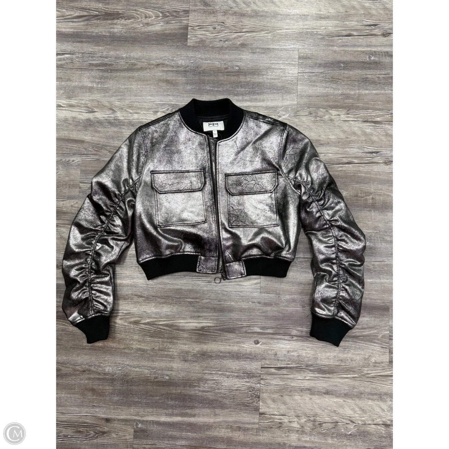 Jacket Other By Robert Rodriguez In Silver, Size: S