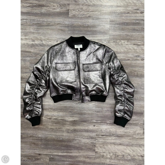 Jacket Other By Robert Rodriguez In Silver, Size: S