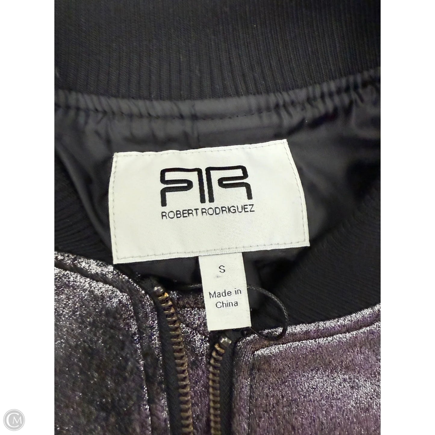 Jacket Other By Robert Rodriguez In Silver, Size: S