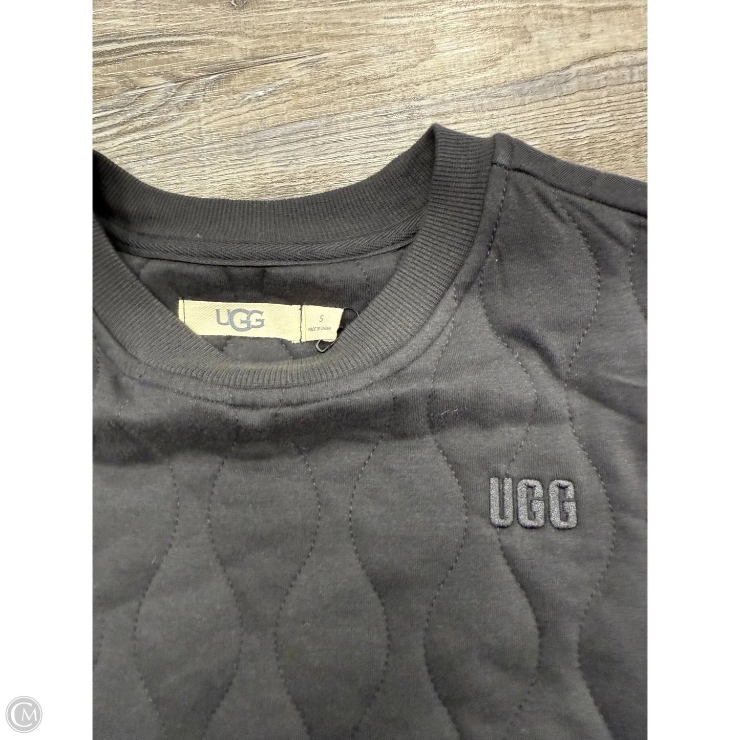 Sweatshirt Collar By Ugg In Grey, Size: S
