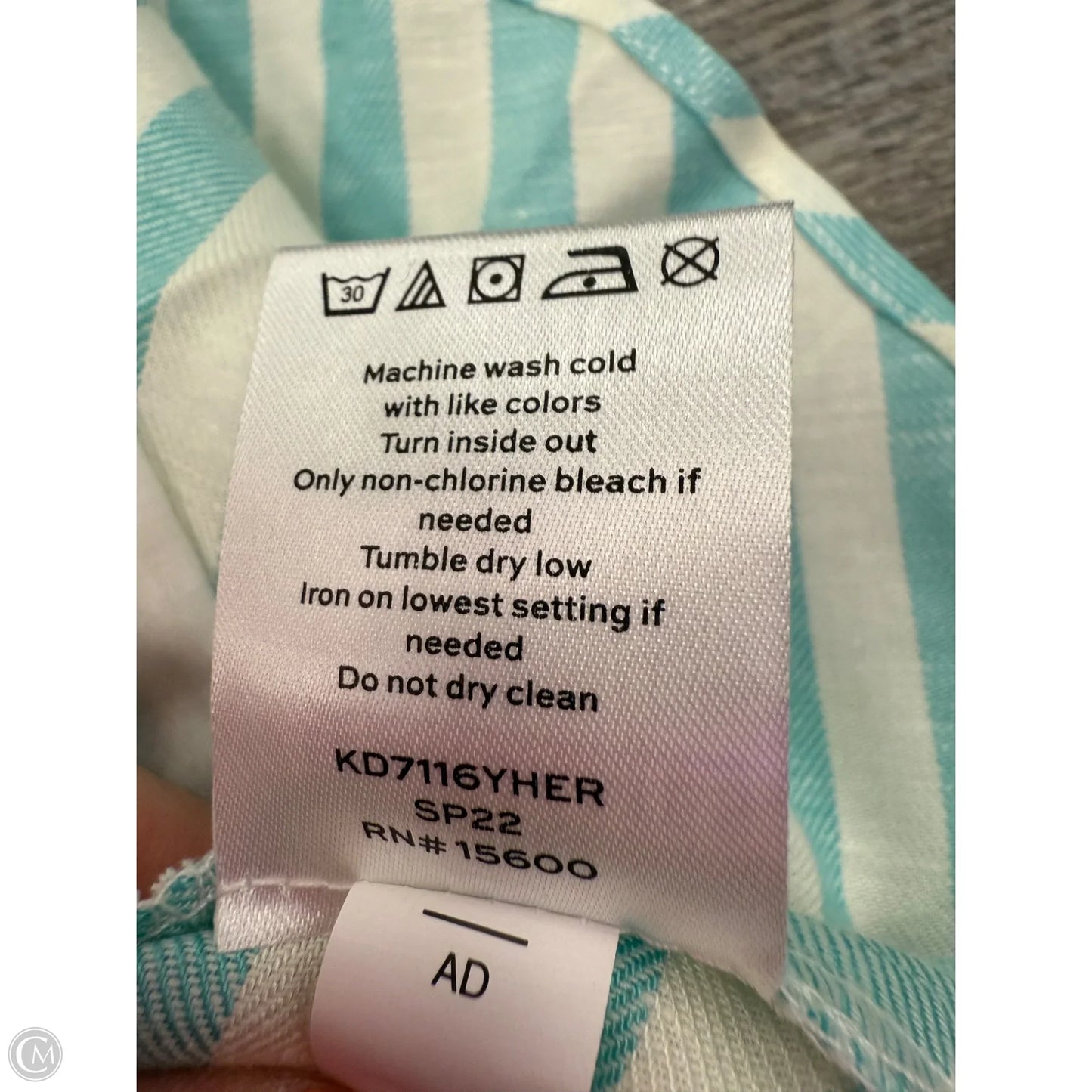 Dress Casual Midi By Draper James Rsvp In Striped Pattern, Size: Xs