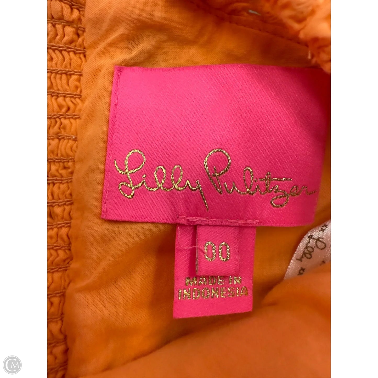 Dress Casual Short By Lilly Pulitzer In Orange, Size: 0p