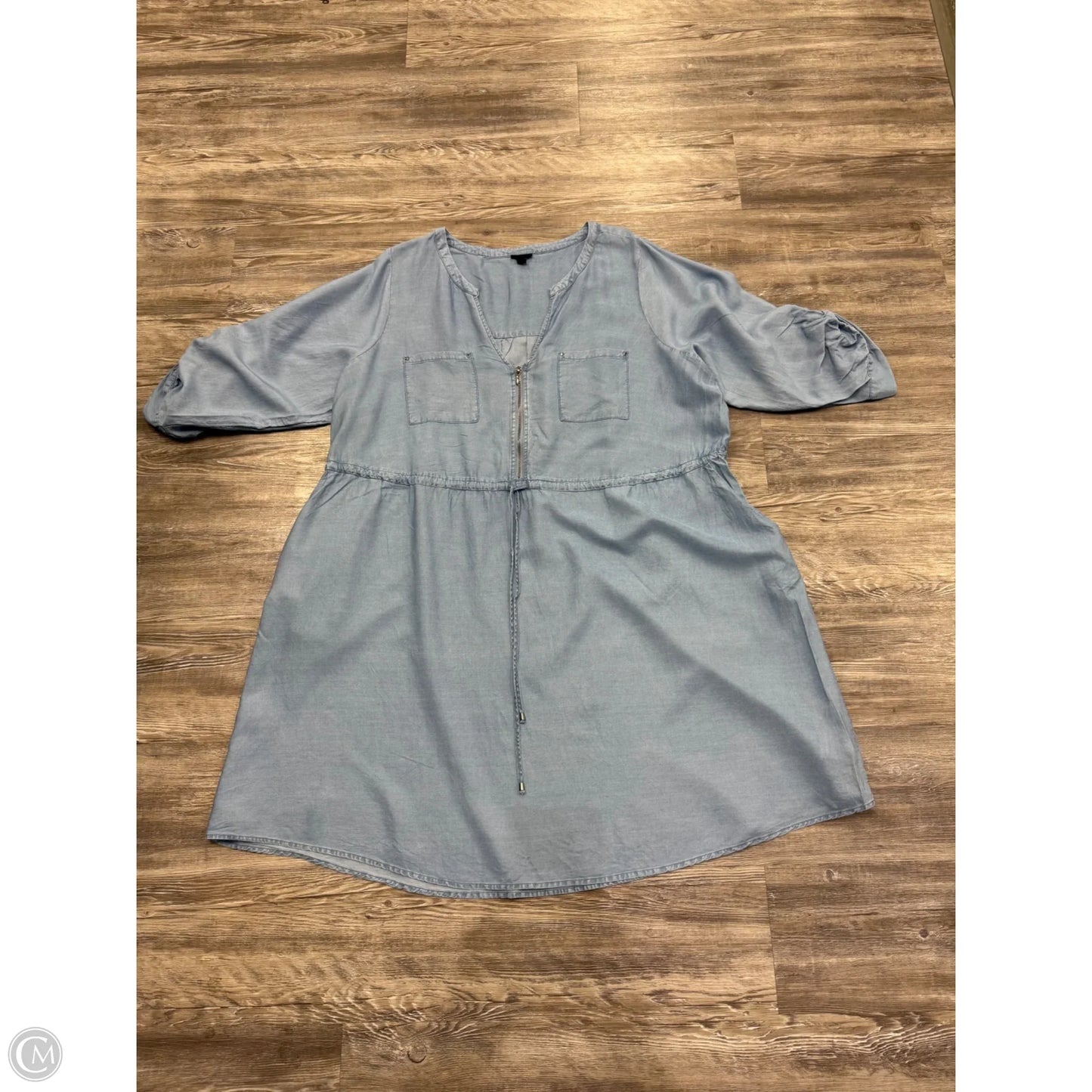 Dress Casual Midi By Torrid In Blue, Size: 3x