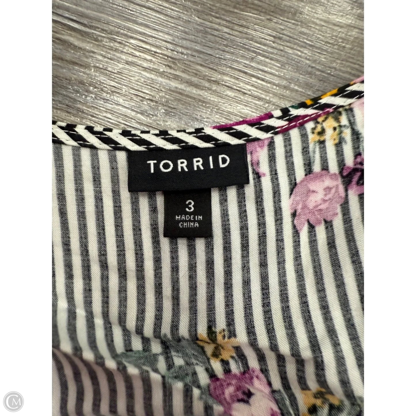 Dress Casual Midi By Torrid In Striped Pattern, Size: 3x