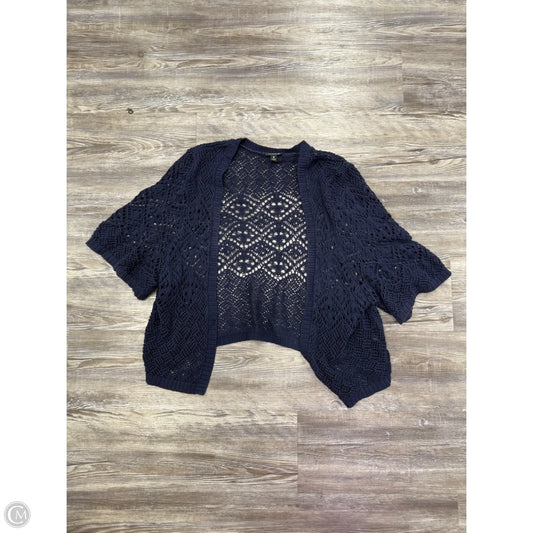 Sweater Cardigan By Torrid In Navy, Size: 3x