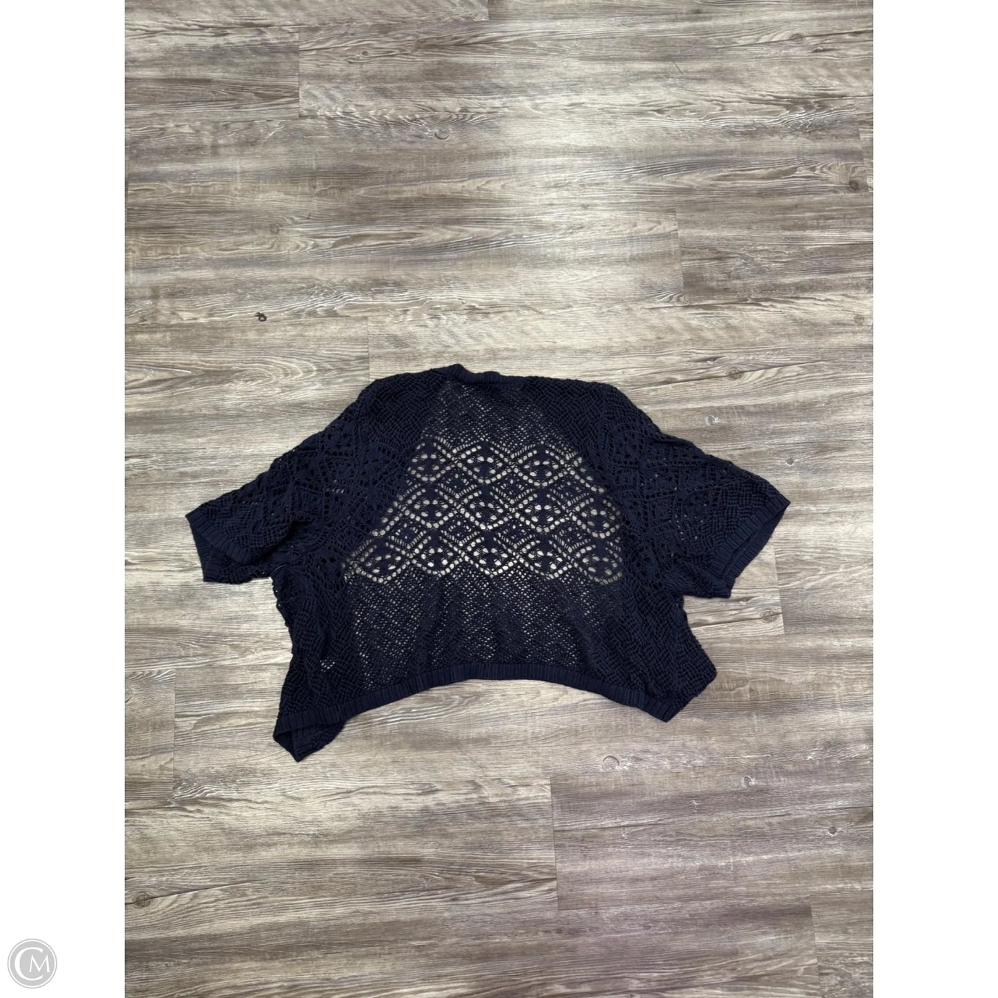 Sweater Cardigan By Torrid In Navy, Size: 3x