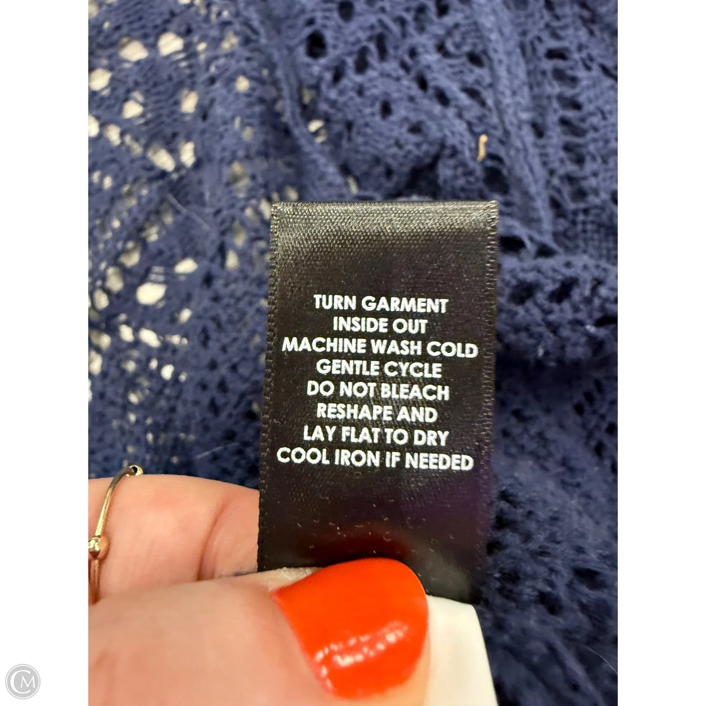 Sweater Cardigan By Torrid In Navy, Size: 3x