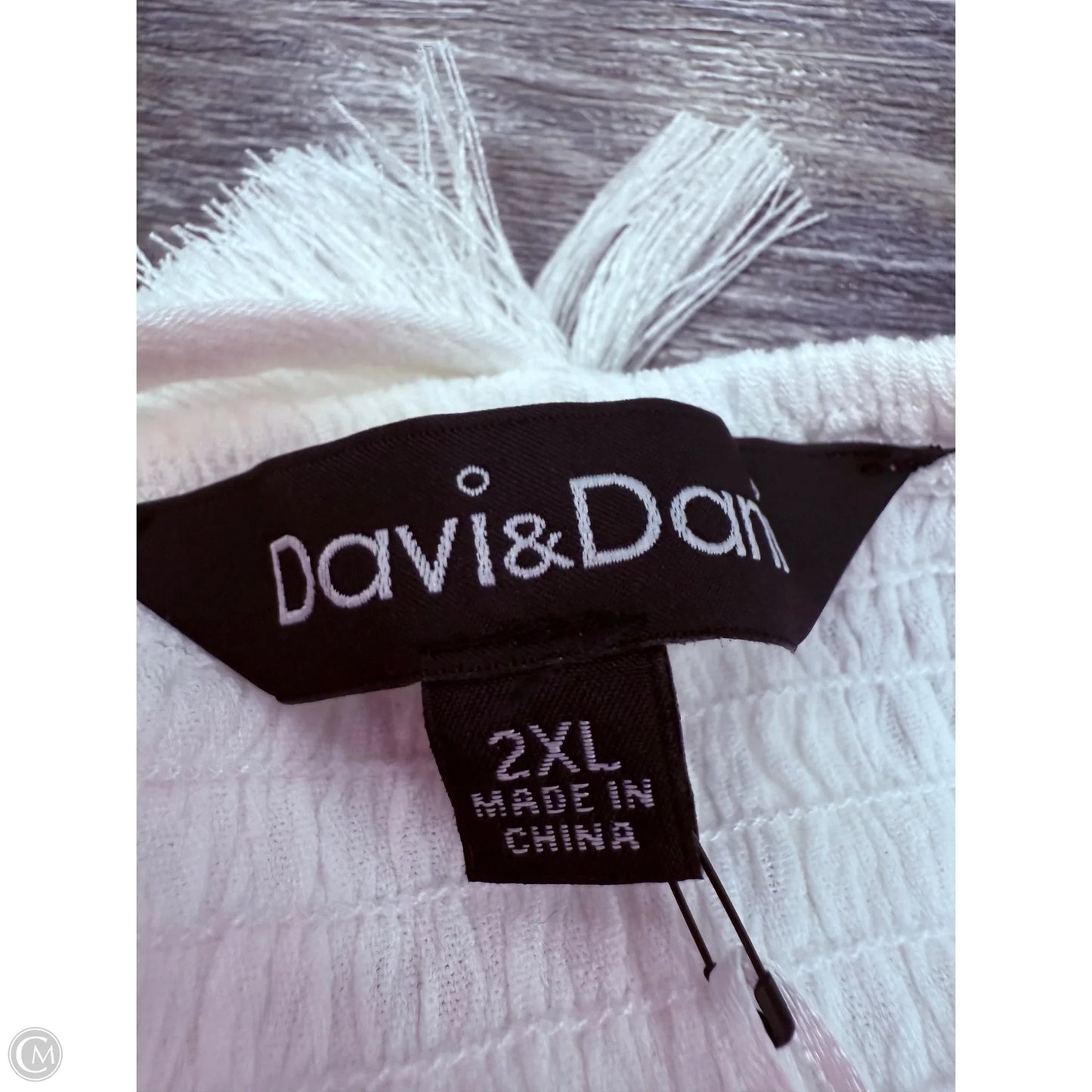 Dress Casual Midi By Davi & Dani In White, Size: 2x