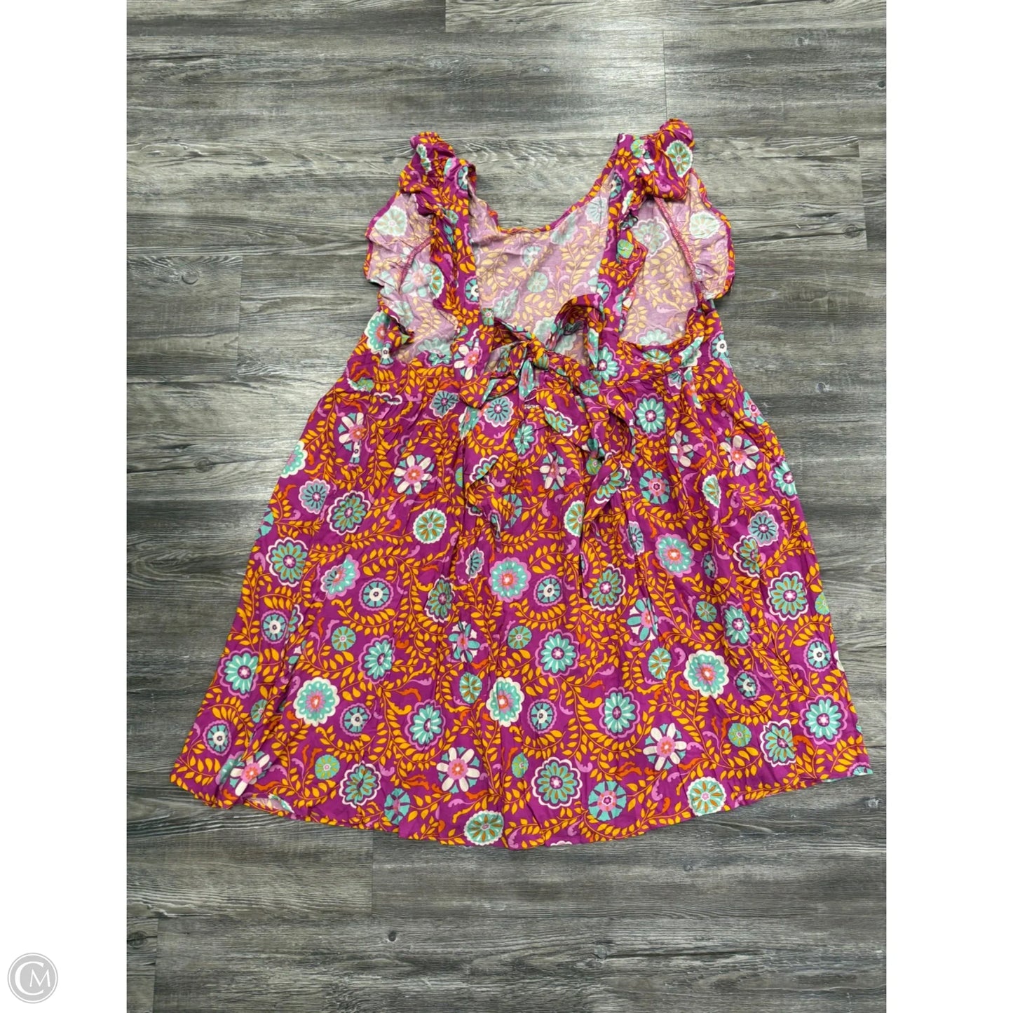 Dress Casual Short By Emily Wonder In Floral Print, Size: 2x