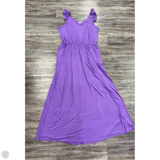 Dress Casual Maxi By White Birch In Purple, Size: 2x
