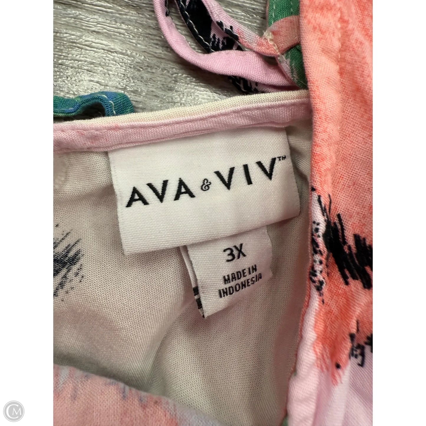 Dress Casual Short By Ava & Viv In Multi-colored, Size: 3x