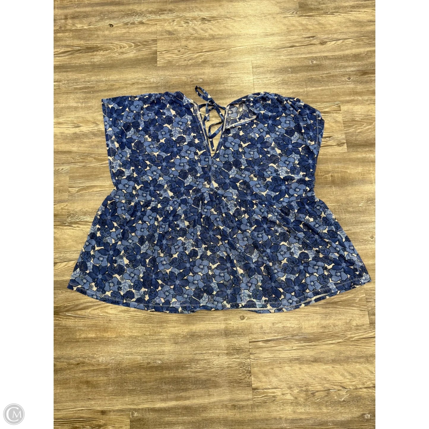 Top Short Sleeve By Lane Bryant In Floral Print, Size: 3x