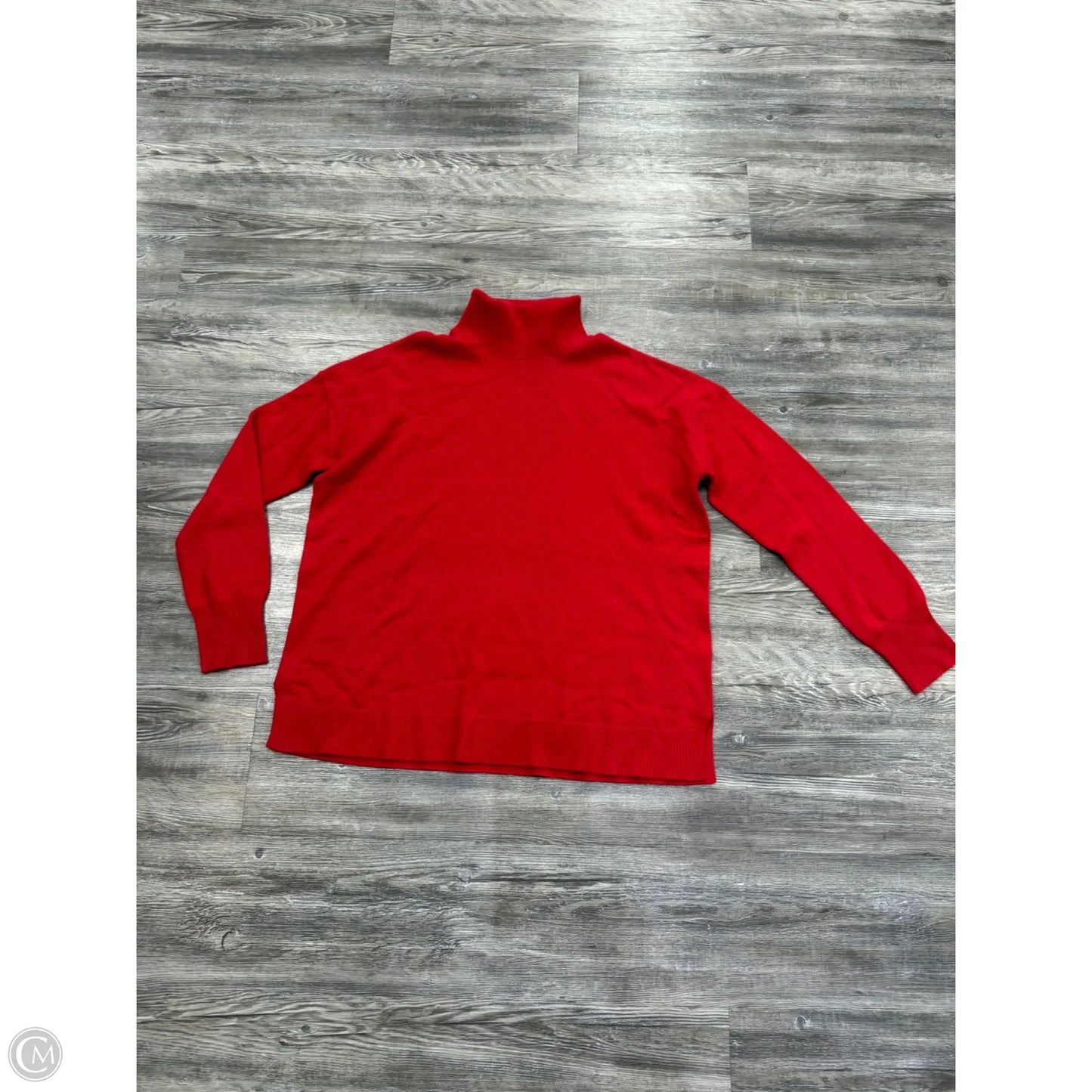 Sweater By Nordstrom In Red, Size: Xl