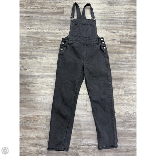 Overalls By Carly Jean In Black Denim, Size: Xl