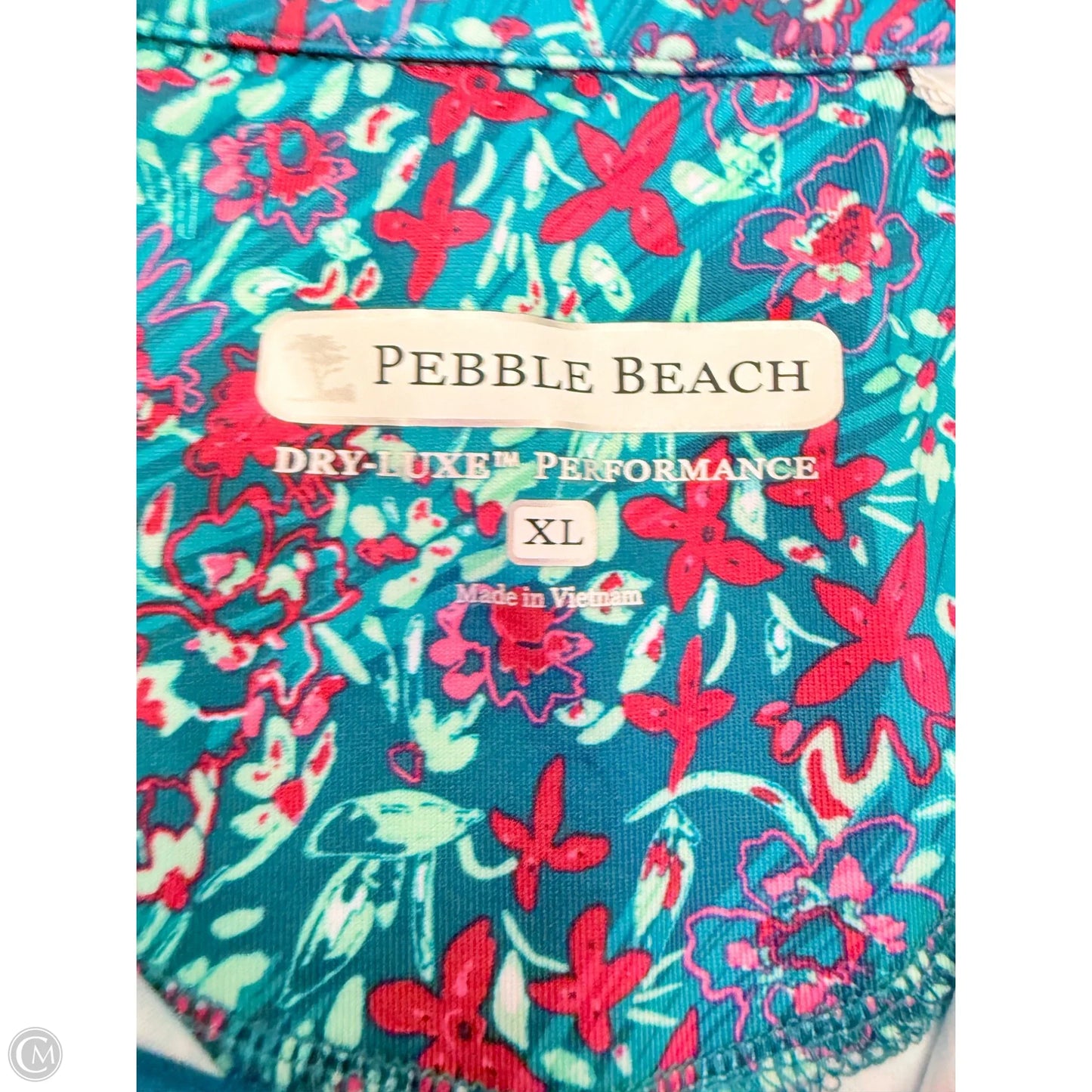 Athletic Tank Top By Pebble Beach In Blue & Pink, Size: Xl
