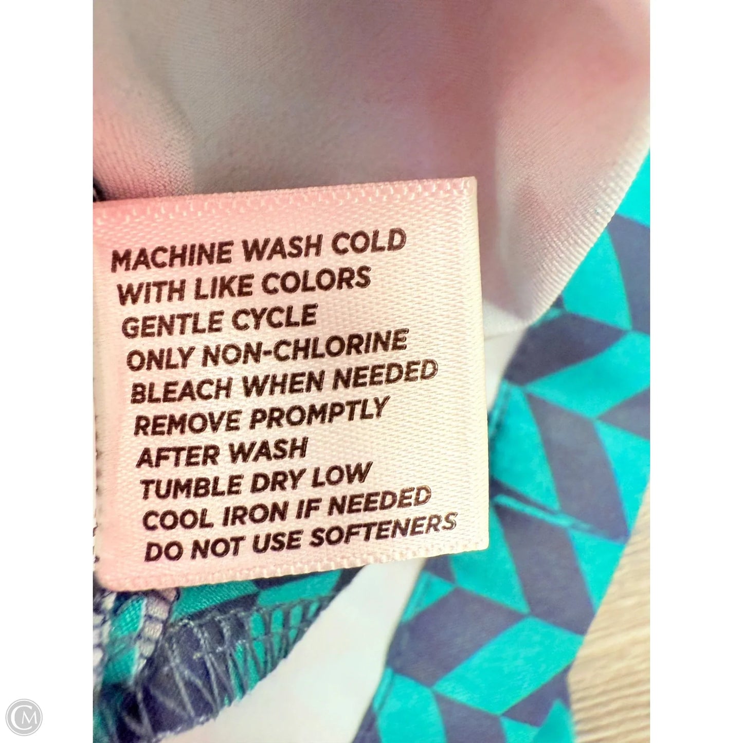 Athletic Skirt By Lady Hagen In Blue & Green, Size: L