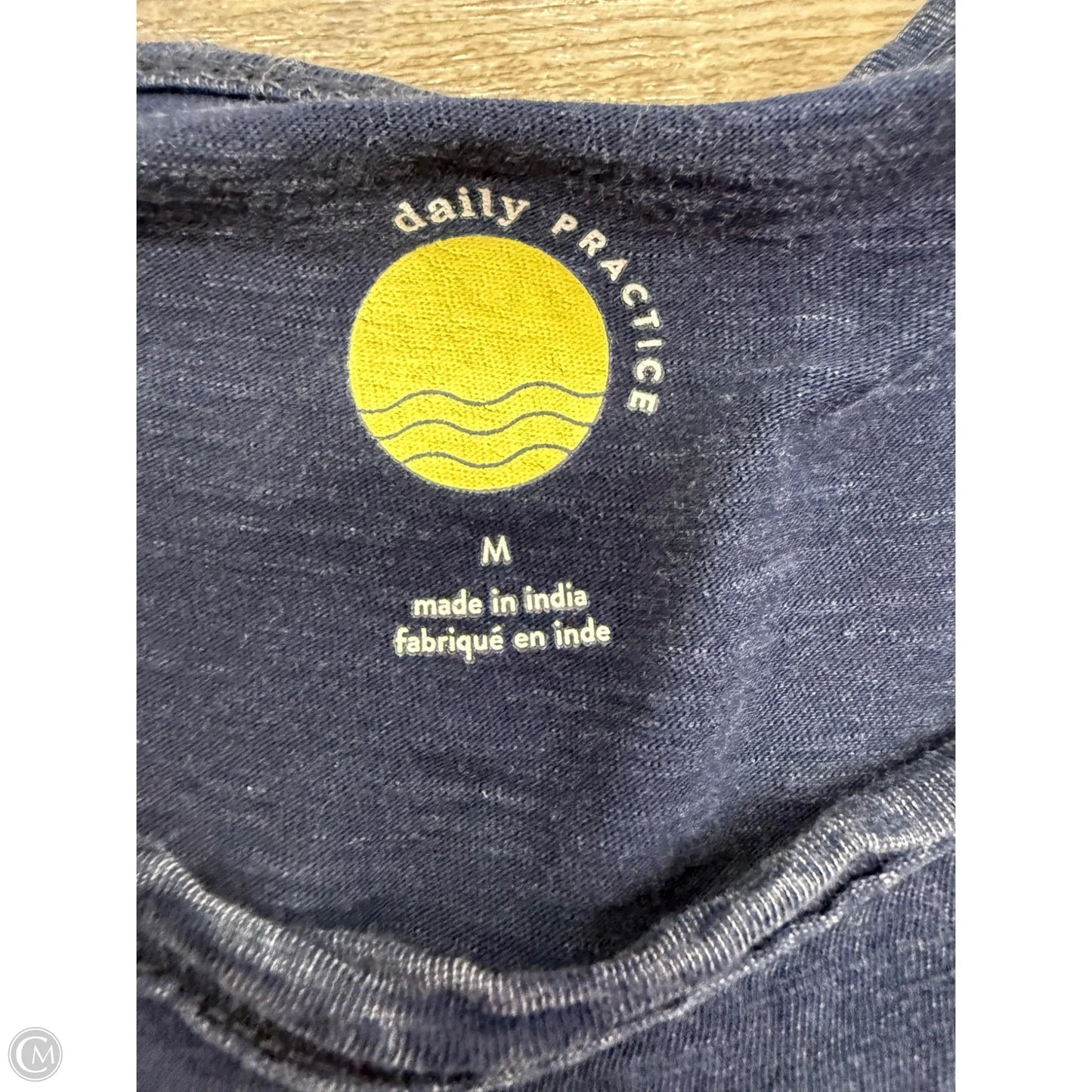 Top Short Sleeve By Daily Practice By Anthropologie In Blue, Size: M