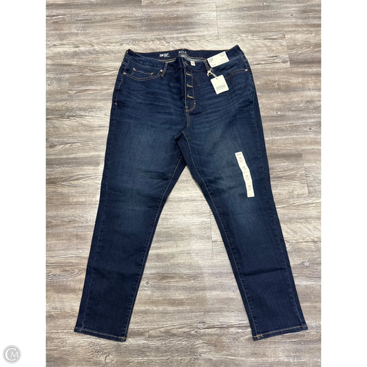 Jeans Skinny By Ana In Blue Denim, Size: 20