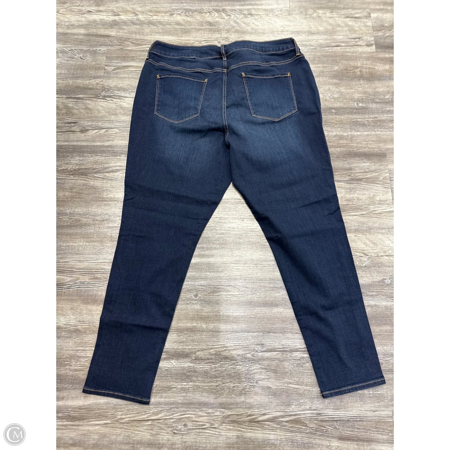 Jeans Skinny By Ana In Blue Denim, Size: 20