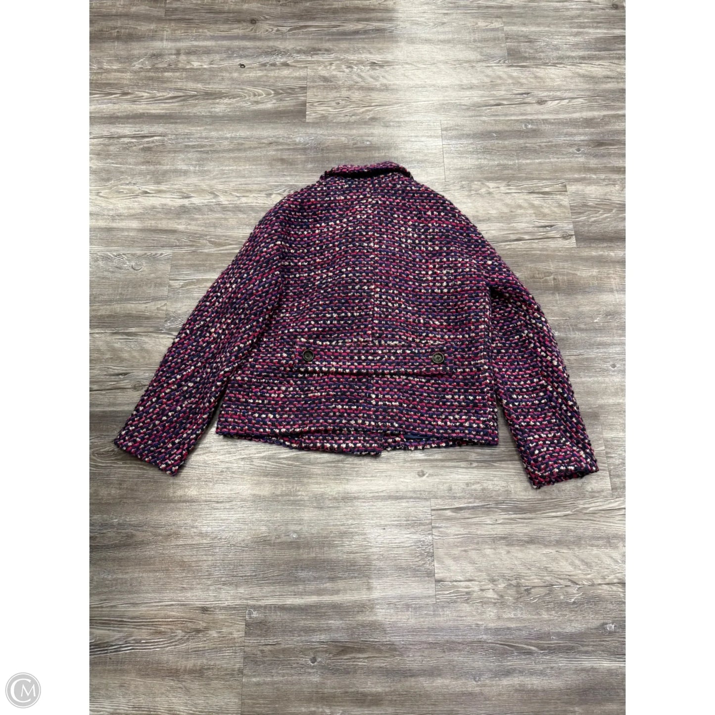 Jacket Other By J. Crew In Blue & Pink, Size: M