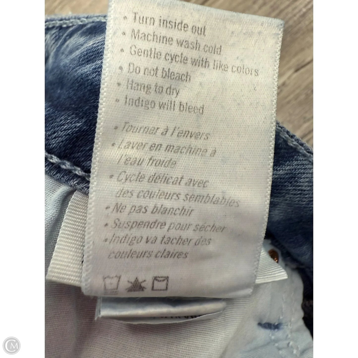 Jeans Straight By Paige In Blue Denim, Size: 6