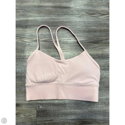Athletic Bra By Lululemon In Pink, Size: 4
