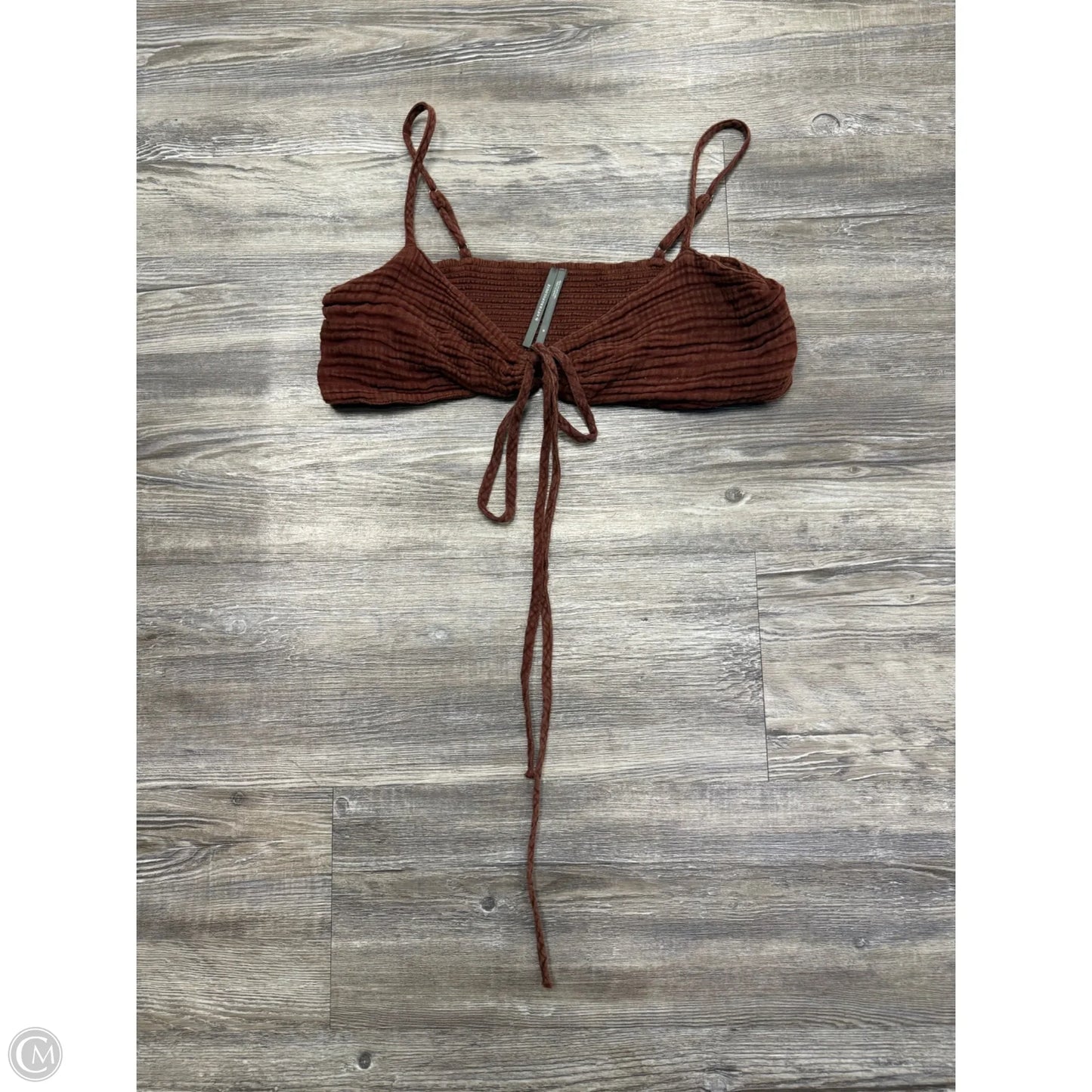 Top Sleeveless By Anthropologie In Brown, Size: M