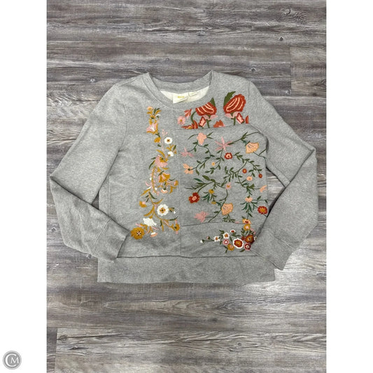 Sweatshirt Collar By Maeve In Floral Print, Size: M