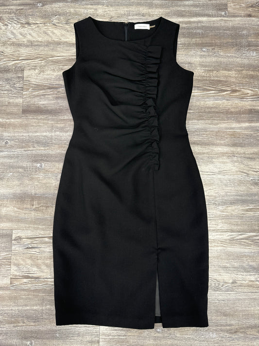 Dress Work By Calvin Klein In Black, Size: 6