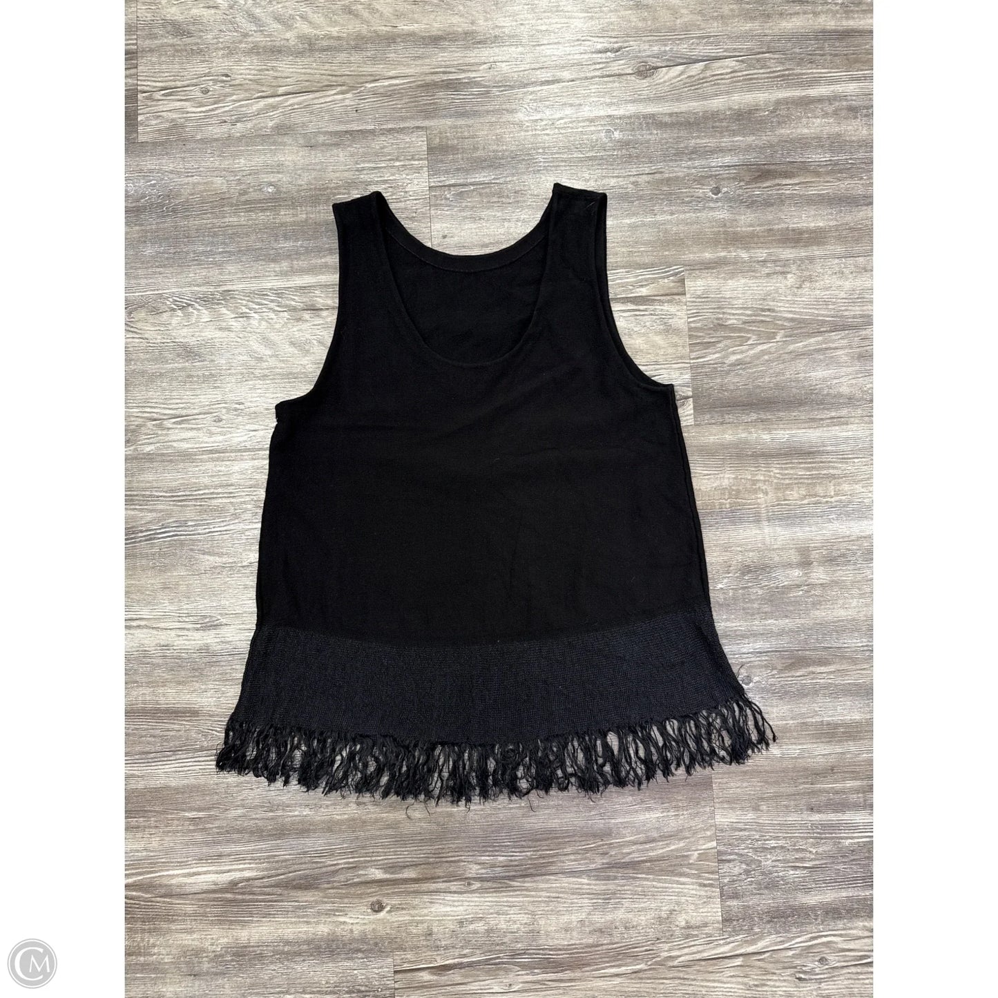 Top Sleeveless By Theory In Black, Size: M