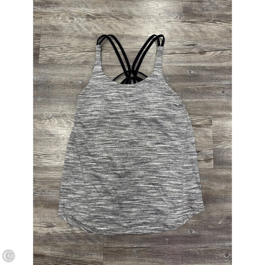Athletic Tank Top By Lululemon In Grey, Size: 6