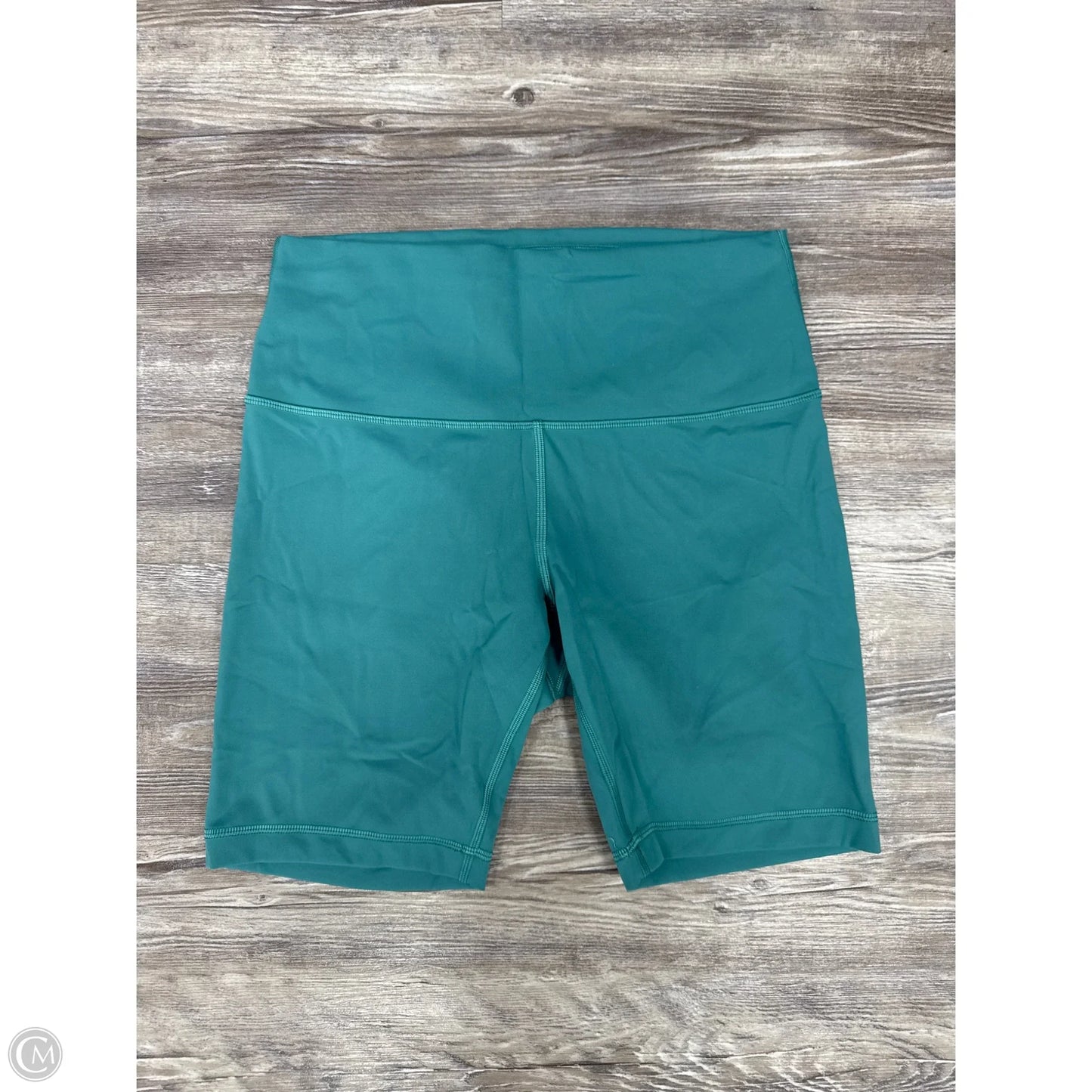 Athletic Shorts By Lululemon In Teal, Size: 10