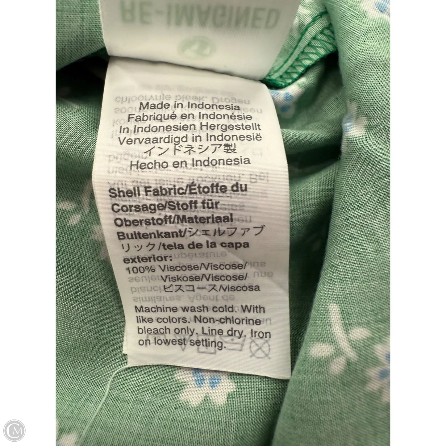 Top Short Sleeve Basic By J. Crew In Green & White, Size: S