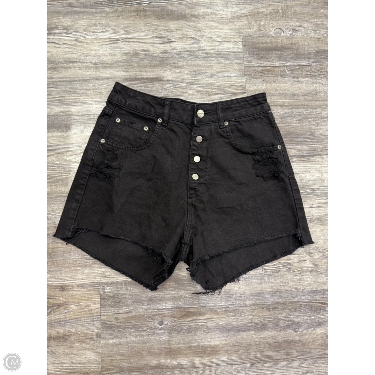 Shorts By Anine Bing In Black Denim, Size: M