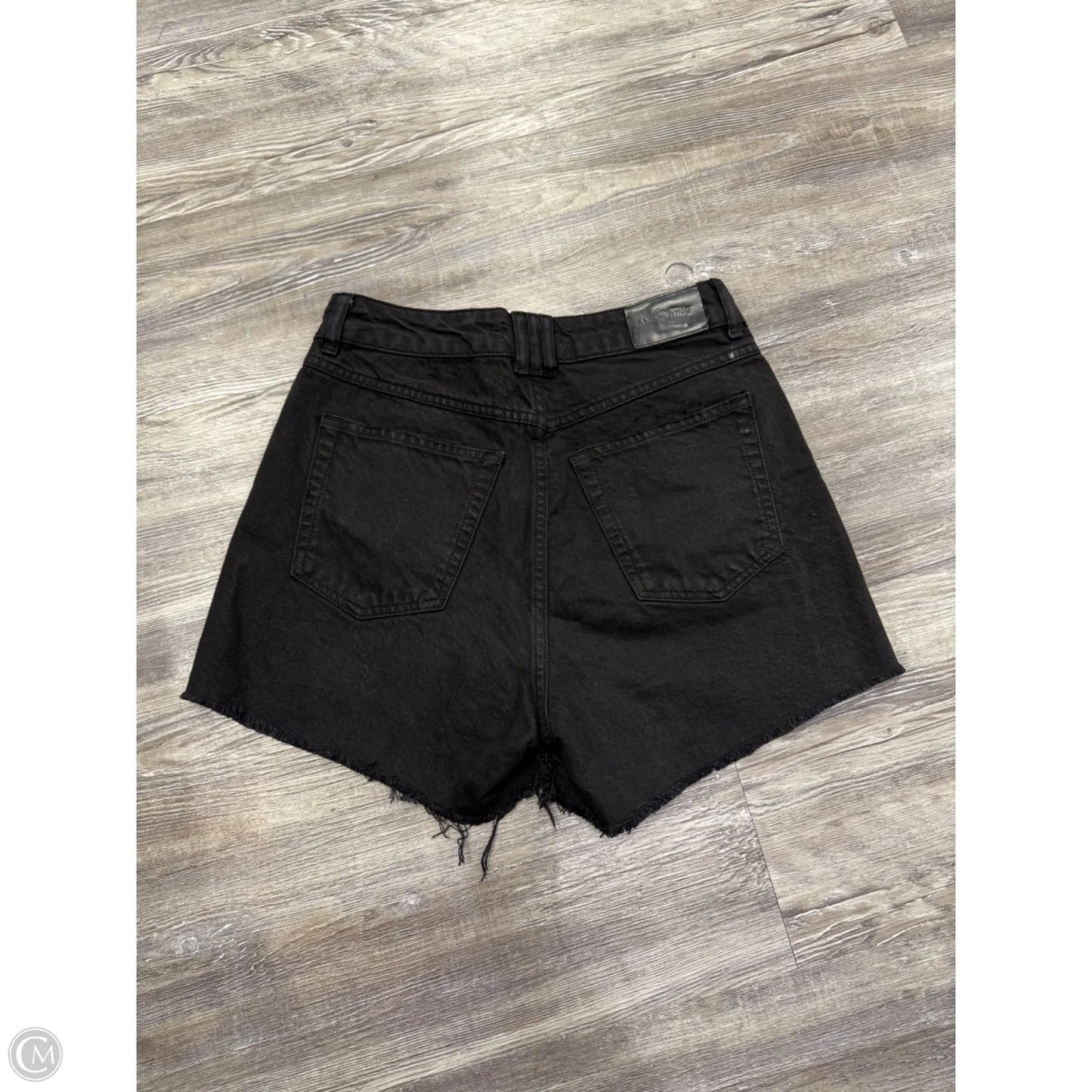 Shorts By Anine Bing In Black Denim, Size: M