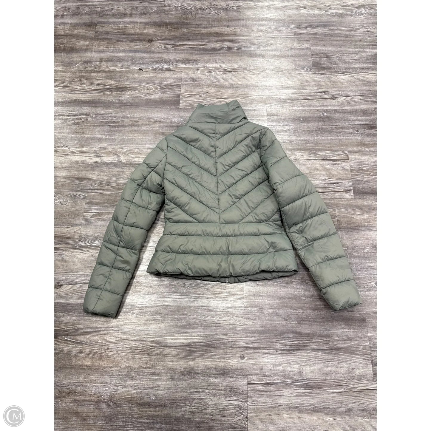 Coat Puffer & Quilted By Love Tree In Green, Size: S