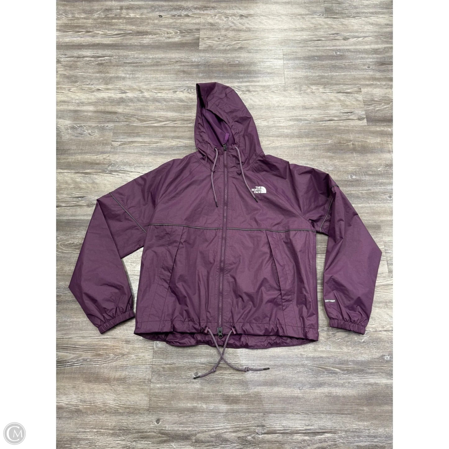 Jacket Windbreaker By The North Face In Purple, Size: M