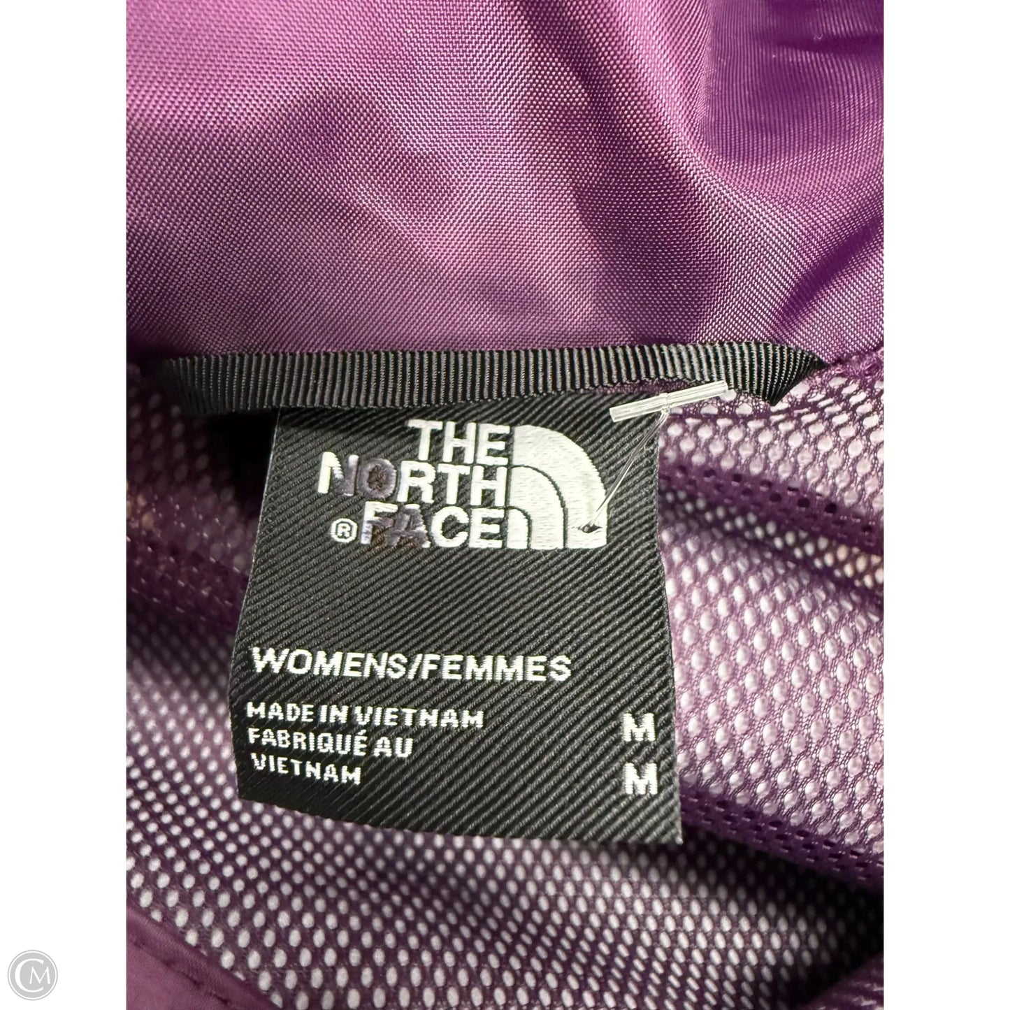 Jacket Windbreaker By The North Face In Purple, Size: M