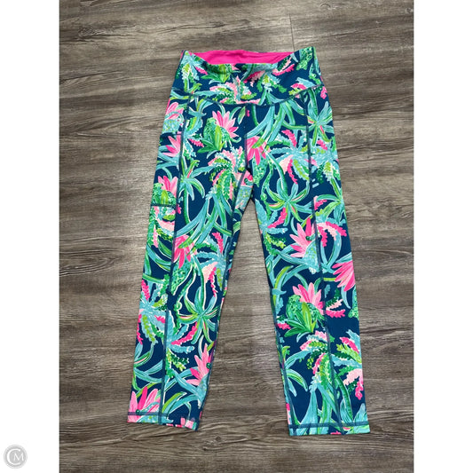 Pants Designer By Lilly Pulitzer In Blue & Green, Size: M