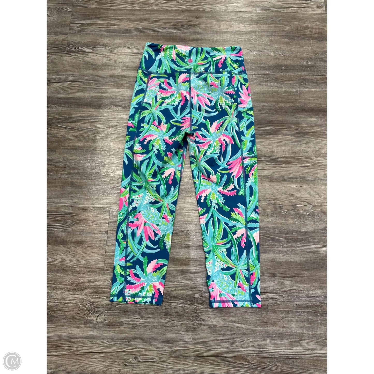 Pants Designer By Lilly Pulitzer In Blue & Green, Size: M